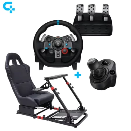 Logitech G29 avec PlaySeat GY033B et Shifter - prix maroc