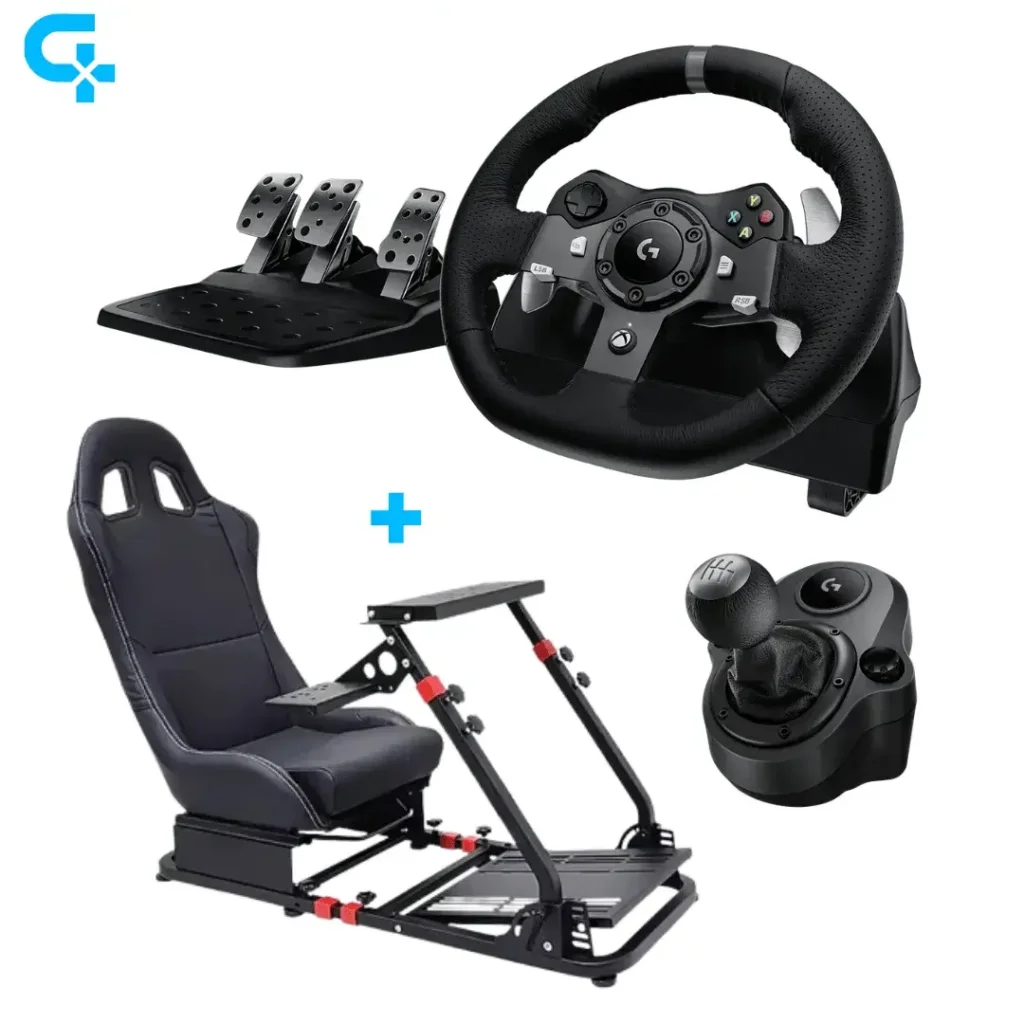 Logitech G920 avec PlaySeat GY033B et Shifter - prix maroc