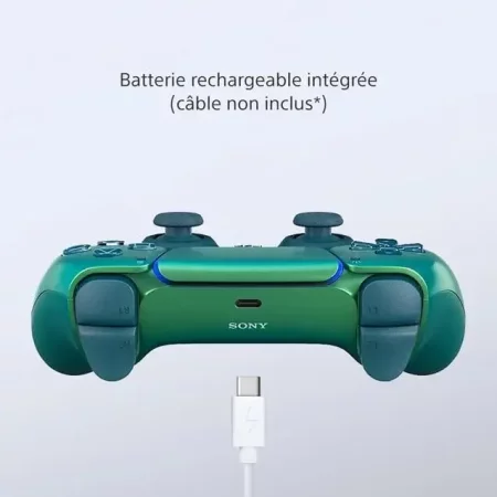 Manette PS5 Chroma Teal - prix maroc