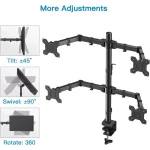 Support 4 Moniteurs - Prix Maroc