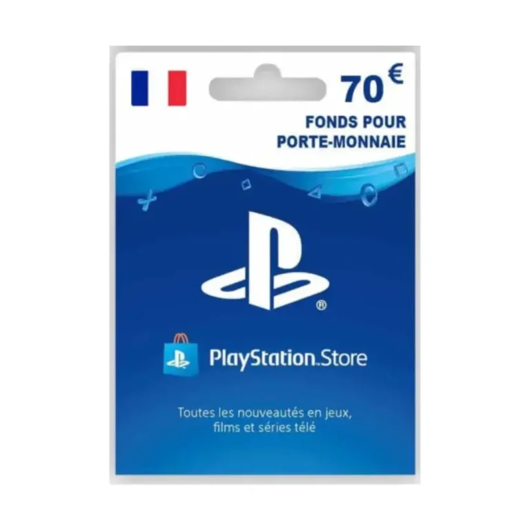 Carte PlayStation Network 70€ - Psn Maroc