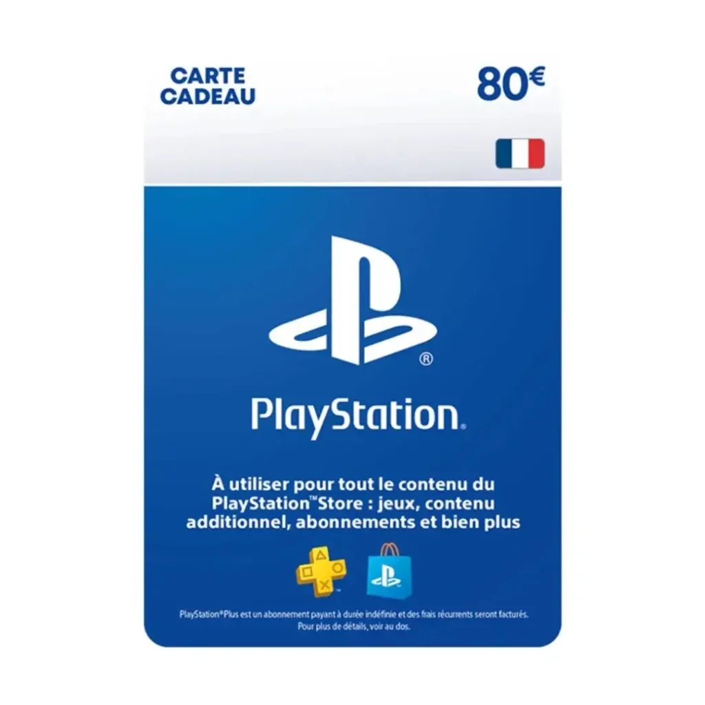 Carte PlayStation Network 80€ - Psn Maroc