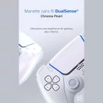 Manette PS5 DualSense Sony Sans Fil – Chroma Pearl