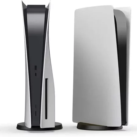 Coque Plastique Ps5 Disc Argent - Prix Maroc