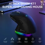 ATTACK SHARK X11 Noir - Prix Maroc