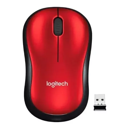 Logitech Wireless Mouse M185 Rouge - Prix Maroc